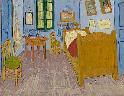 文森特·梵高（Vincent van Gogh）的(在阿尔的卧室)第三版本