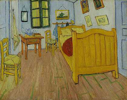 文森特·梵高（Vincent van Gogh）的(在阿尔的卧室)第一版本