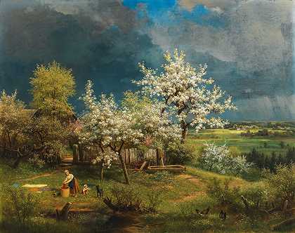 爱德华·莱昂哈迪 爱德华·莱昂哈迪19岁的画作。19世纪