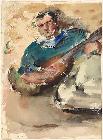 Man Playing a Stringed Instrument verso 692092934*4000px
