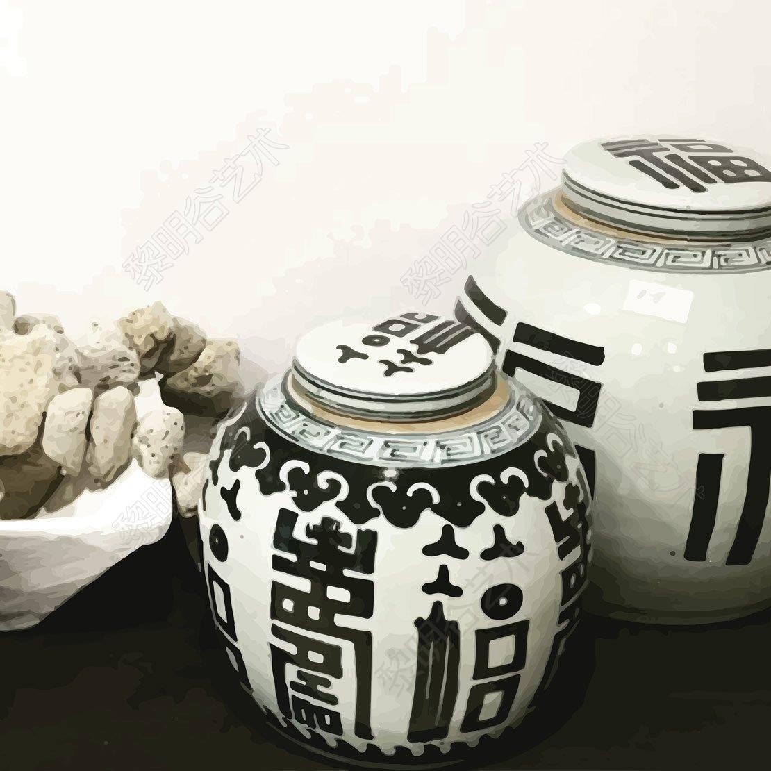 chinese-urns