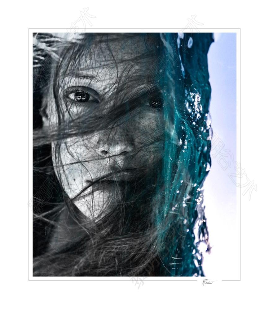 Underwater woman