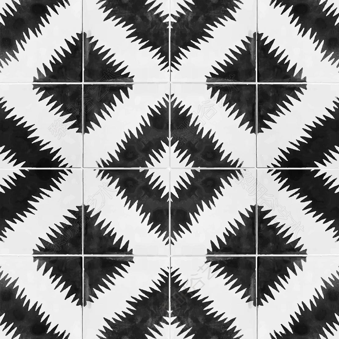 Agadir Pattern Black