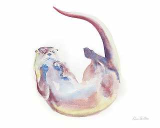 ~Swimming Otter II – 4677×3742px