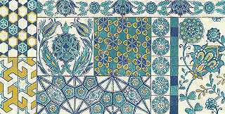 ~Turkish Tiles Exotic I – 12000×6075px