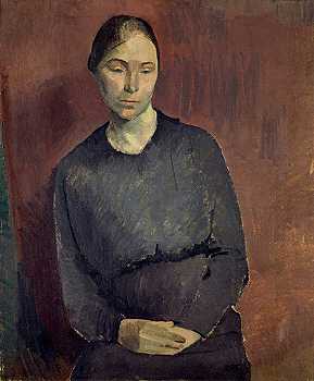 一个女人的画像（Isch夫人）`Portrait of a Woman (Mrs. Isch) (1915) by Franz Marent