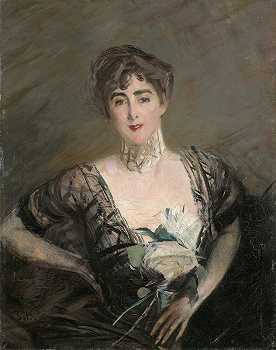 肖像der Josefina Alvear de Errazuriz`Portrait der Josefina Alvear de Errazuriz by Giovanni Boldini