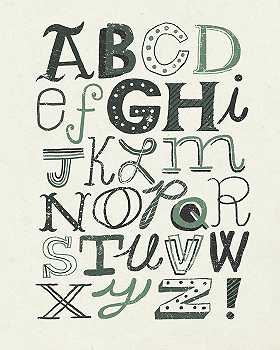 时髦的黑色字母-Funky Letters Dark-4800x6000px